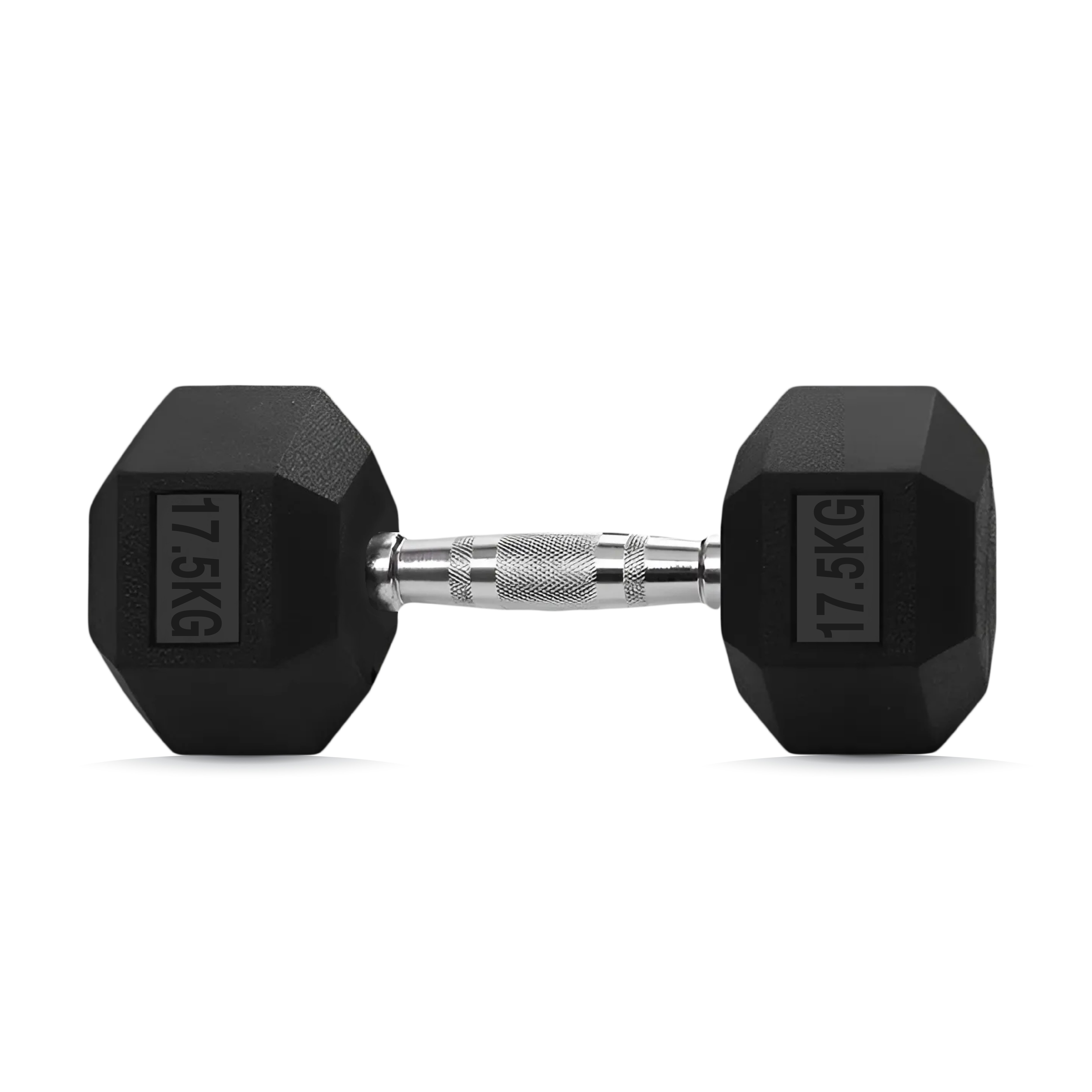 ดัมเบลยางเหลี่ยม HOMEFITTOOLS 17.5 KG 1 คู่_0